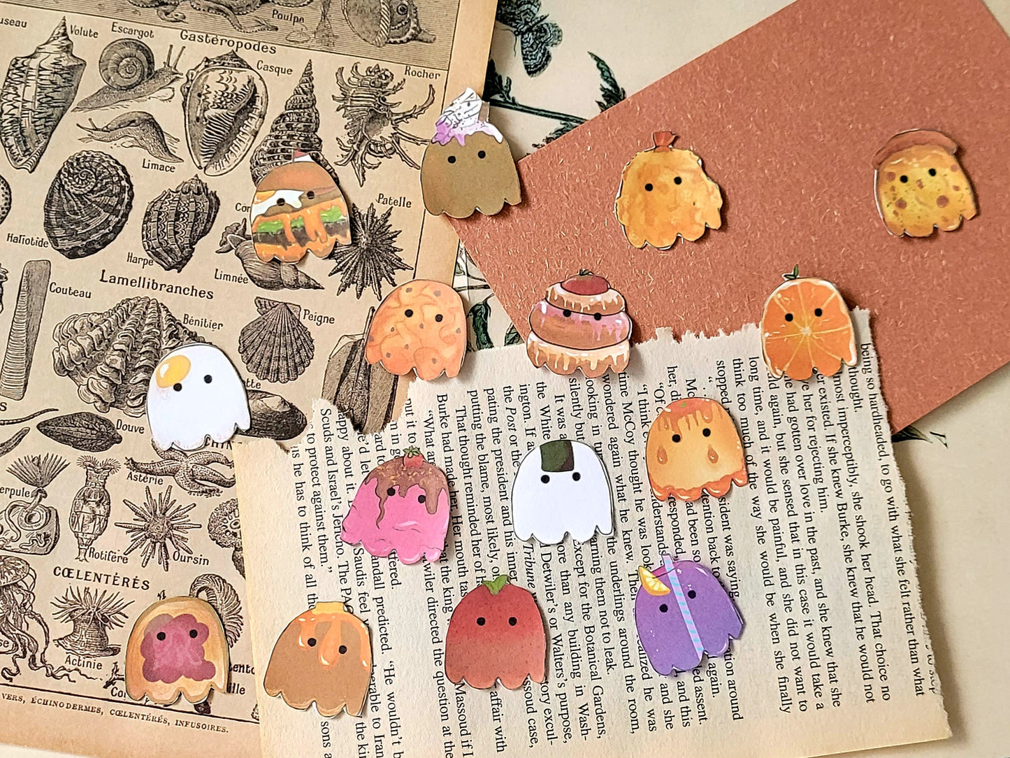 Chibi Food Ghosts