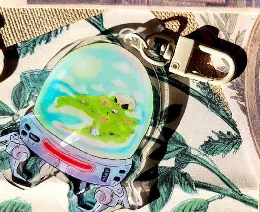 Island Mech Acrylic Keychain